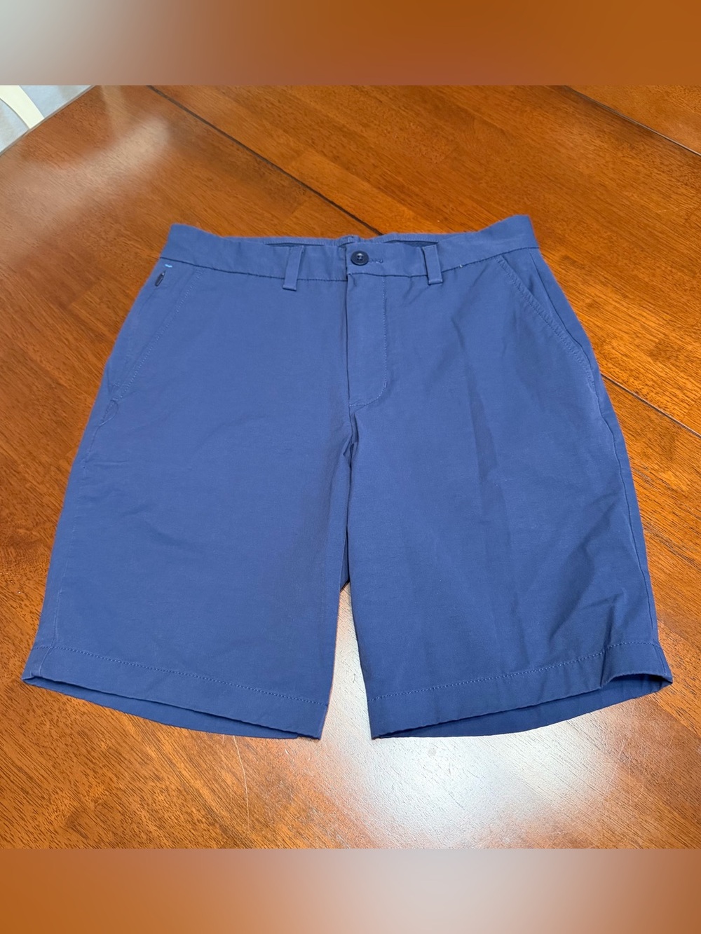 Vineyard Vines On The Go Shorts Mens Size 28 Navy Blue Outdoor Chino Casual OTG